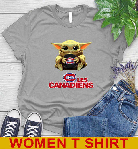 NHL Hockey Montreal Canadiens Star Wars Baby Yoda Shirt 99