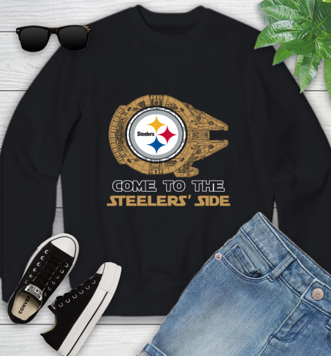 NFL Come To The Pittsburgh Steelers Wars Football Sports Youth Sweatshirt