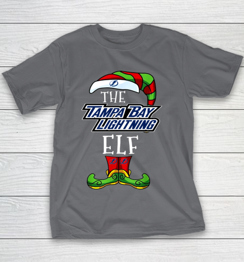 Tampa Bay Lightning Christmas ELF Funny NHL Youth T-Shirt 5