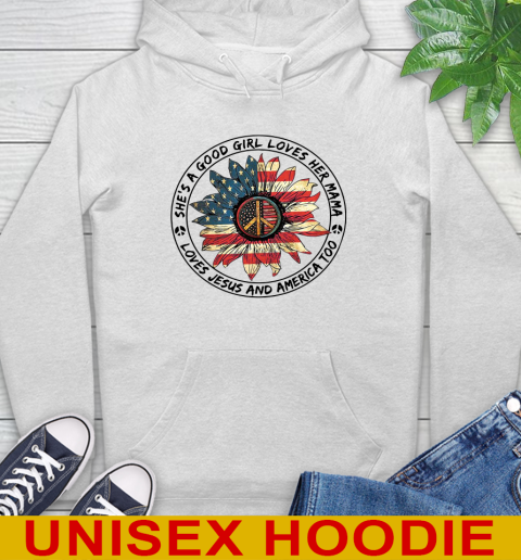 America sunflower she's a good girl loves her mama shirt 13