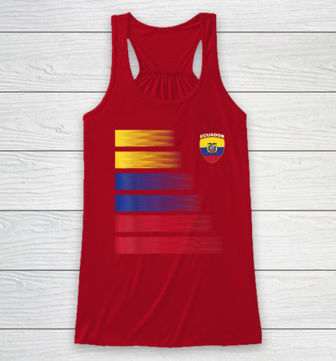 Ecuador Football Shirt Ecuadorian Soccer Jersey Racerback Tank 3