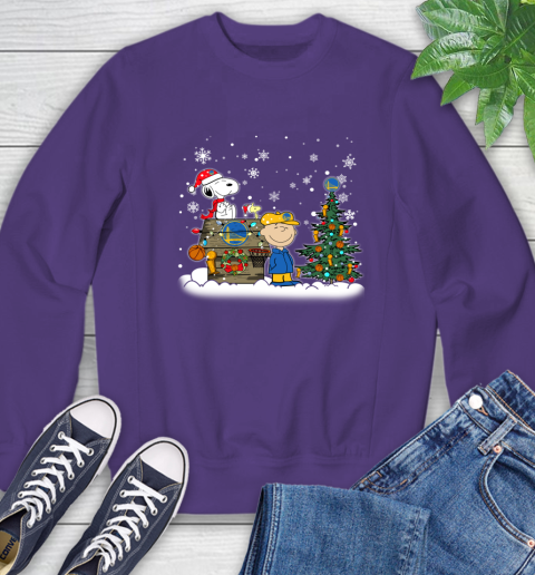 Golden State Warriors NBA Basketball Christmas The Peanuts Movie Snoopy Championship Sweatshirt 4