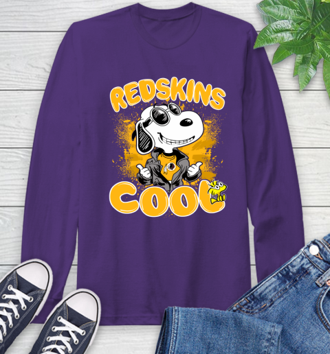 NFL Football Washington Redskins Cool Snoopy Shirt Long Sleeve T-Shirt 5