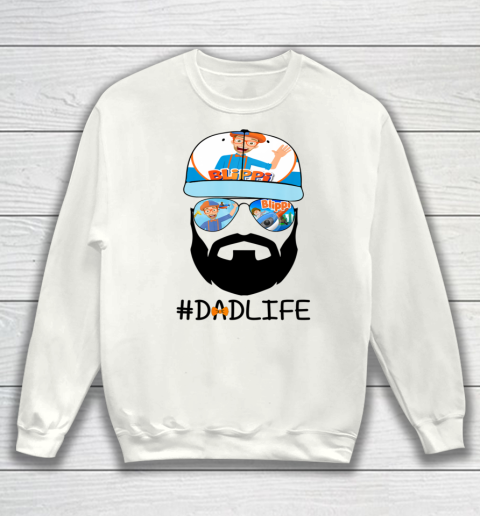Funny Blippis Bearded Dad Family Lover Sweatshirt