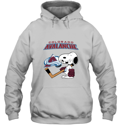 Colorado Avalanche Ice Hockey Broken Teeth Snoopy NHL Hoodie