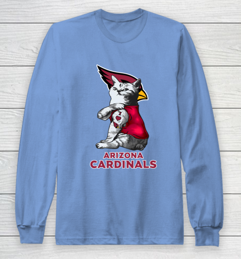 NFL Football My Cat Loves Arizona Cardinals Long Sleeve T-Shirt 8