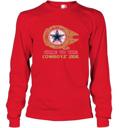 Star Wars and Dallas Cowboys come to the cowboys side shirt, hoodie,  sweater and v-neck t-shirt