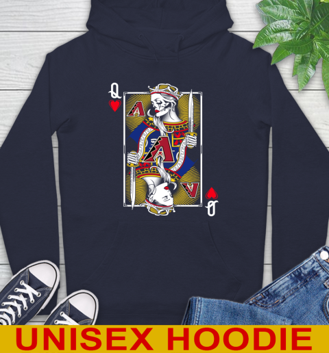 MLB Baseball Arizona Diamondbacks The Queen Of Hearts Card Shirt Hoodie 3
