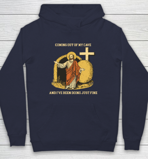 Coming Out Of My Cave Jesus Hoodie 2