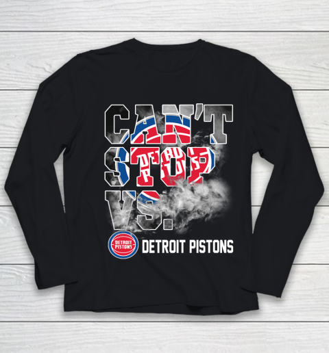 NBA Detroit Pistons Basketball Can't Stop Vs Youth Long Sleeve