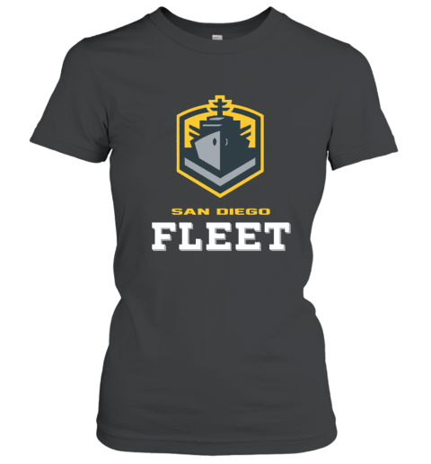 San Diego Fleet logo n6u1 san diego fleetlogo ladies t shirt 20 front black