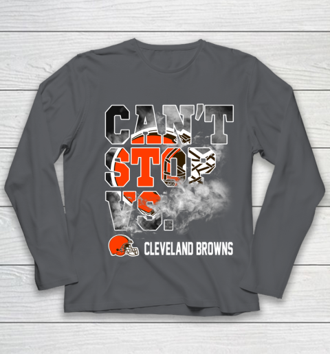 NFL Cleveland Browns Can't Stop Vs Youth Long Sleeve 6