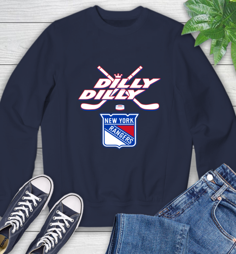 NHL New York Rangers Dilly Dilly Hockey Sports Sweatshirt 3