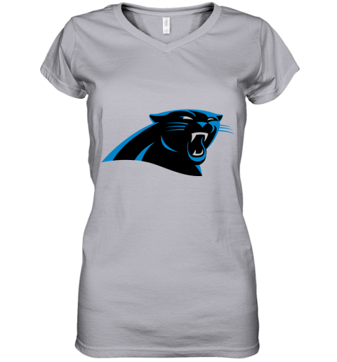wtww panthers nfl pro line by fanatics branded gray victory women v neck t shirt 39 front sport grey