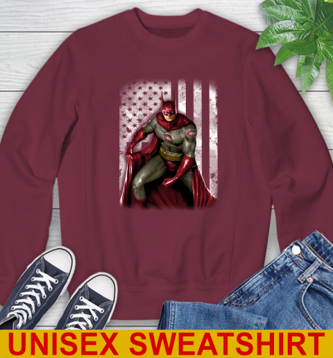 Montreal Canadiens NHL Hockey Batman DC American Flag Shirt Sweatshirt 6