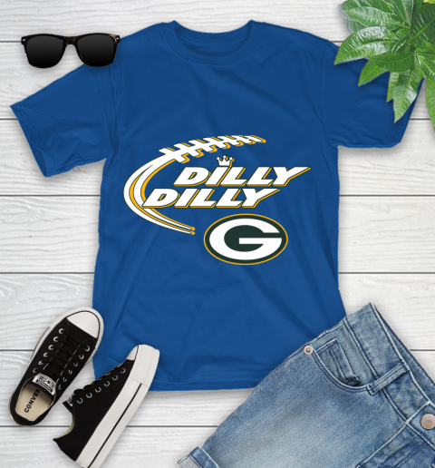 NFL Green Bay Packers Dilly Dilly Football Sports Youth T-Shirt 9