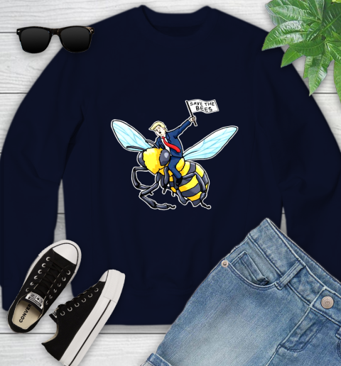 Save The Bees Donald Trump shirt Youth Sweatshirt 3