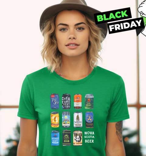 knut nova scotia beer ladies t shirt 20 front irish green