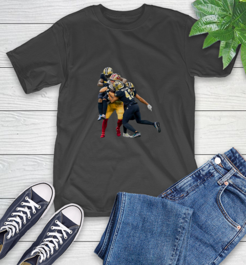 Sprint Football San Francisco 49ers And New Orleans Saints Shirts