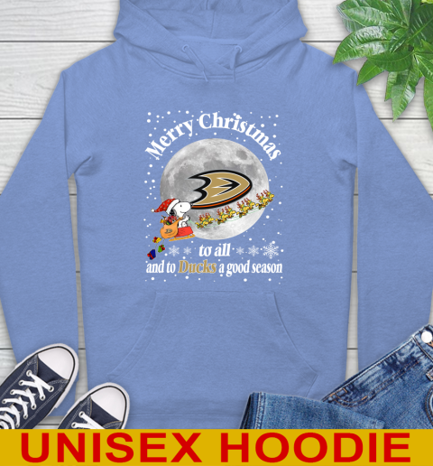 Anaheim Ducks Merry Christmas To All And To Ducks A Good Season NHL Hockey Sports Hoodie 11