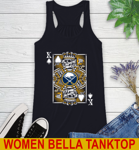 Buffalo Sabres NHL Hockey The King Of Spades Death Cards Shirt Racerback Tank 8