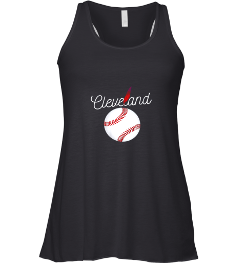 Cleveland Hometown Indian Tribe Shirt for Baseball Fans Racerback Tank