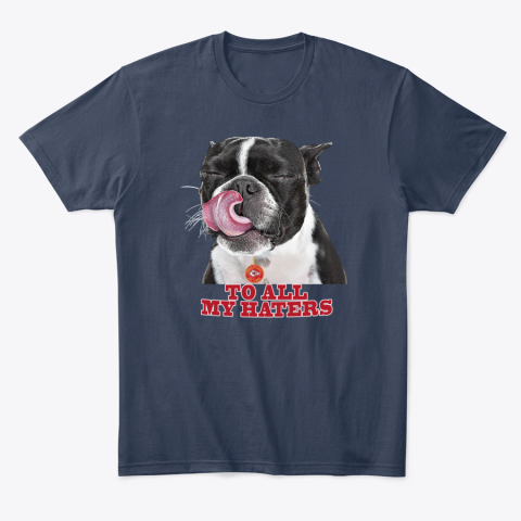 Kansas City Chiefs To All My Haters Dog Licking hsmc kansas city chiefs to all my haters dog licking classic t shirt 2 front navy