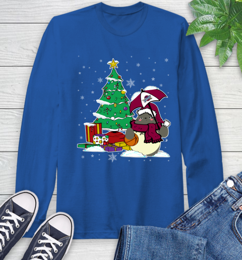Cleveland Cavaliers NBA Basketball Cute Tonari No Totoro Christmas Sports Long Sleeve T-Shirt 10