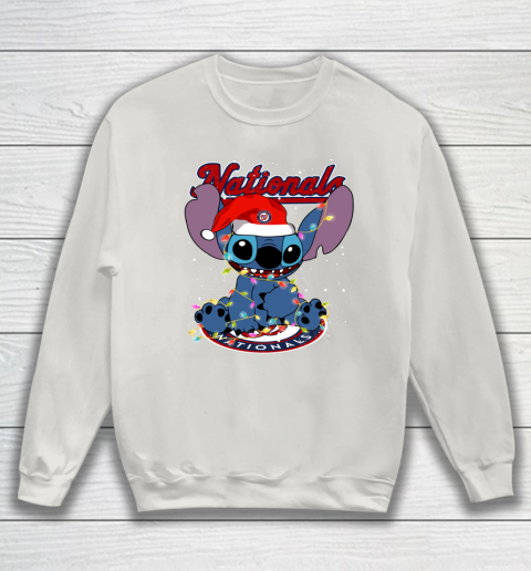 Washington Nationals MLB noel stitch Baseball Christmas Sweatshirt 8