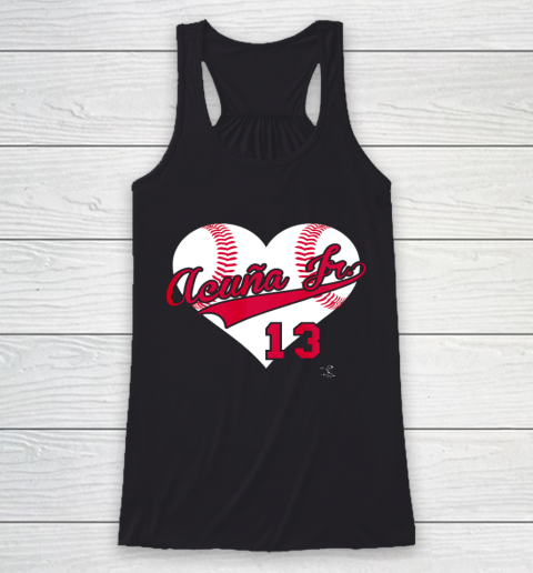 Ronald Acuna Jr Baseball Heart Gameday Racerback Tank