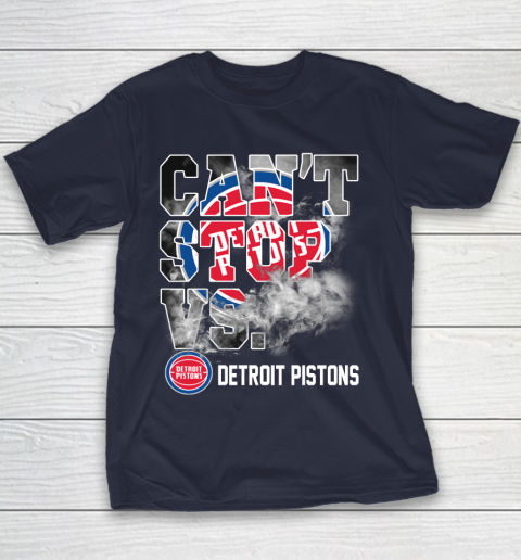 NBA Detroit Pistons Basketball Can't Stop Vs Youth T-Shirt 2