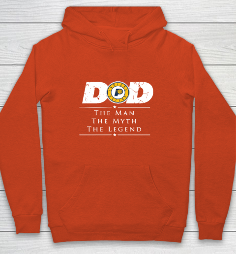 Indiana Pacers NBA Basketball Dad The Man The Myth The Legend Youth Hoodie 3