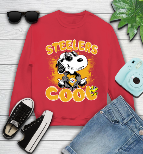 NFL Football Pittsburgh Steelers Cool Snoopy Shirt Youth Sweatshirt 6
