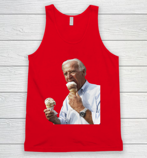 Joe Biden Eating Ice Cream Tank Top 5