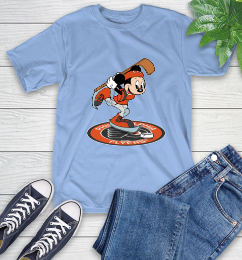 NHL Hockey Philadelphia Flyers Cheerful Mickey Disney Shirt T-Shirt 12