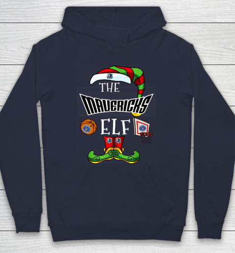 Dallas Mavericks Christmas ELF Funny NBA Hoodie 2