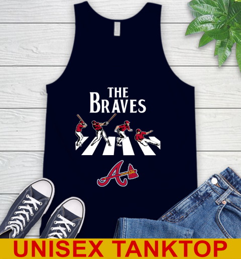 MLB Baseball Atlanta Braves The Beatles Rock Band Shirt Tank Top 2