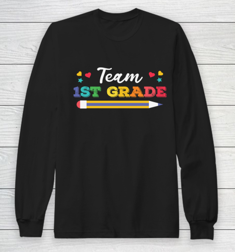 Back To School Shirt Team 1st grade 1 Long Sleeve T-Shirt