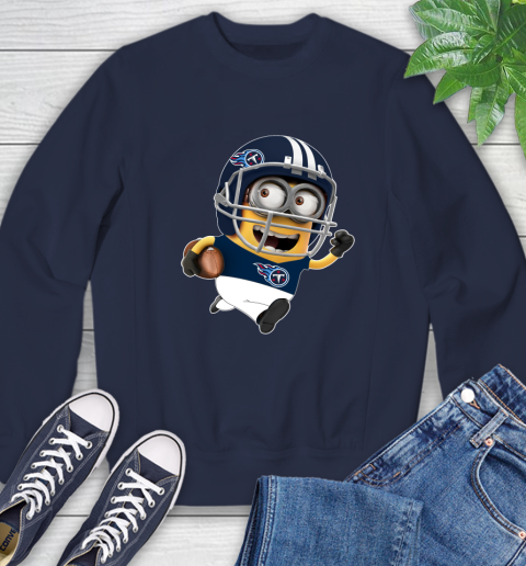 NFL Tennessee Titans Minions Disney Football Sports Sweatshirt 3