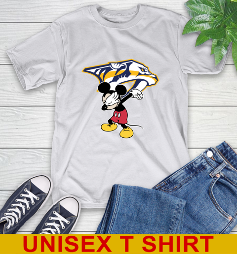 Nashville Predators NHL Hockey Dabbing Mickey Disney Sports T-Shirt 12