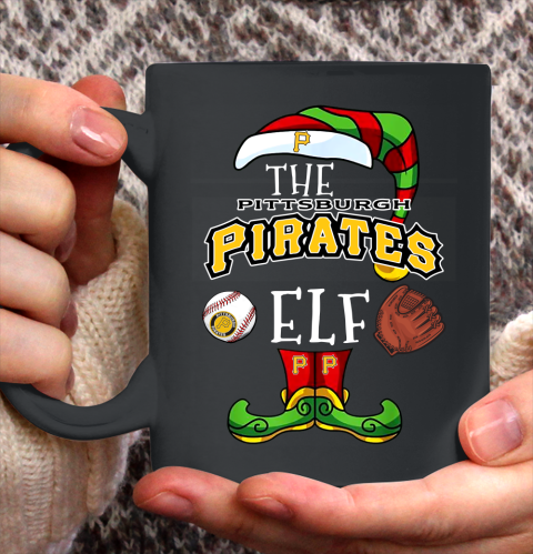 Pittsburgh Pirates Christmas ELF Funny MLB Ceramic Mug 11oz 2
