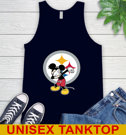 Pittsburgh Steelers NFL Football Dabbing Mickey Disney Sports Tank Top 3