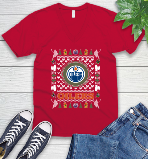 Edmonton Oilers Merry Christmas NHL Hockey Loyal Fan Ugly Shirt 53