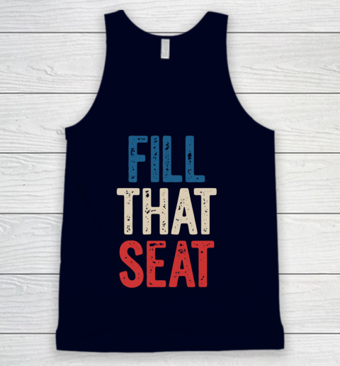 Fill That Seat Vintage North Carolina NC Fill The Seat Retro Tank Top 2