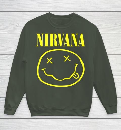 Vintage Nirvanas Youth Sweatshirt 8