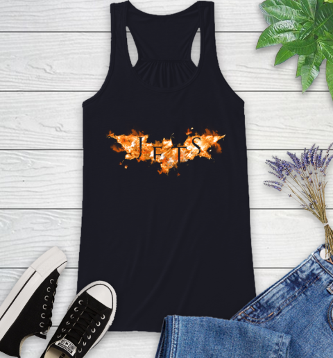 NFL New York Jets Batman Logo DC Football Sports Shirt Racerback Tank 9
