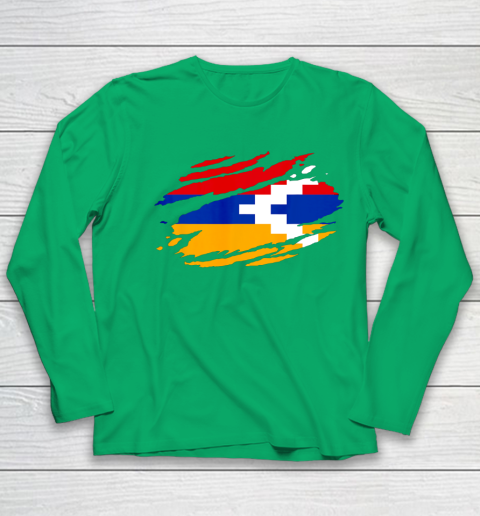 Artsakh Flag Proud Artsakh Support Artsakh Strong Armenia Youth Long Sleeve 4