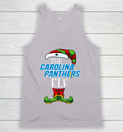 Carolina Panthers Christmas ELF Funny NFL Tank Top 3