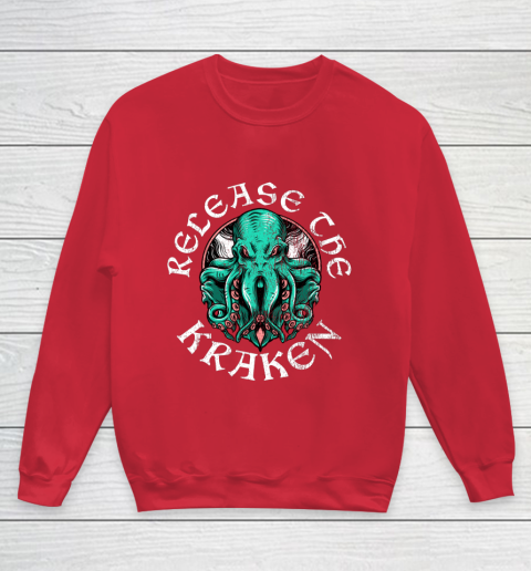 Release The Kraken Youth Sweatshirt 7