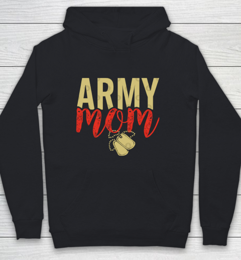 Mother's Day Funny Gift Ideas Apparel  Army Mom! T Shirt Youth Hoodie
